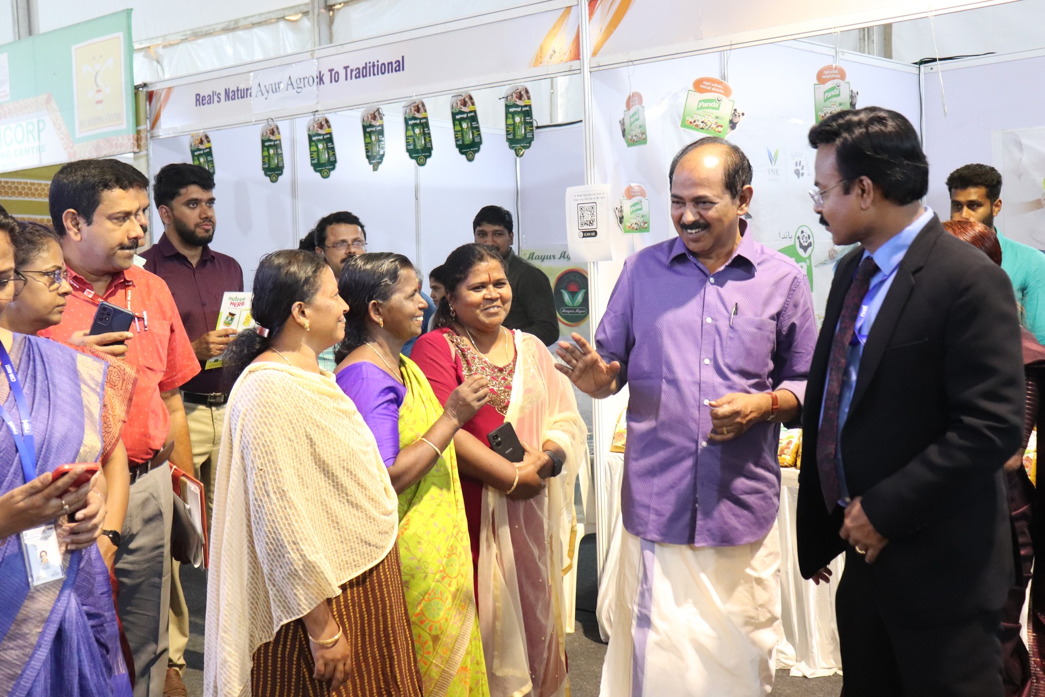 Hon. Food & Civil Supplies Minister, Government of Kerala, Shri. G.R Anil and Hon. Minister for Agriculture,Shri. P. Prasad visited CSIR-NIIST and attended the OWOL program & the Millet Festival.